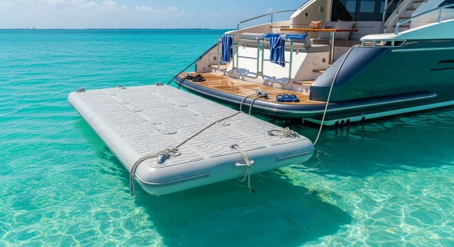Plataforma muelle de 10ft — Miami yacht charter add-on