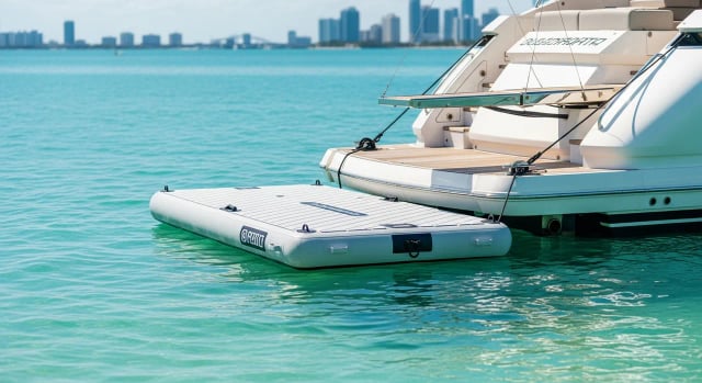 Plataforma muelle de 7ft — Miami yacht charter add-on