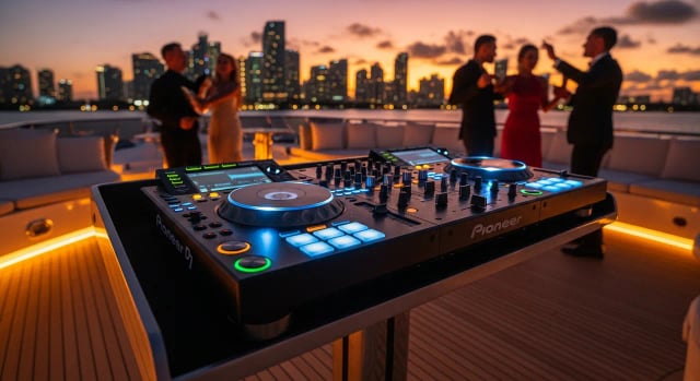(1) Equipo Alpha Theta — Miami yacht charter add-on