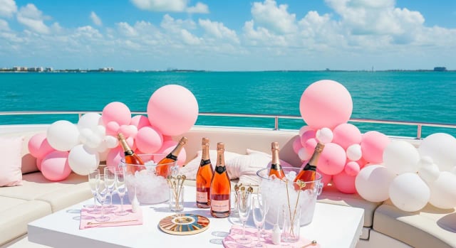 Paquete de despedida de soltera — Miami yacht charter add-on
