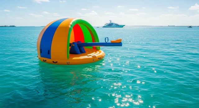 Balancín tipo cúpula Dome Rocker — Miami yacht charter add-on