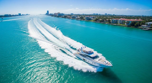 Tomas con dron — Miami yacht charter add-on