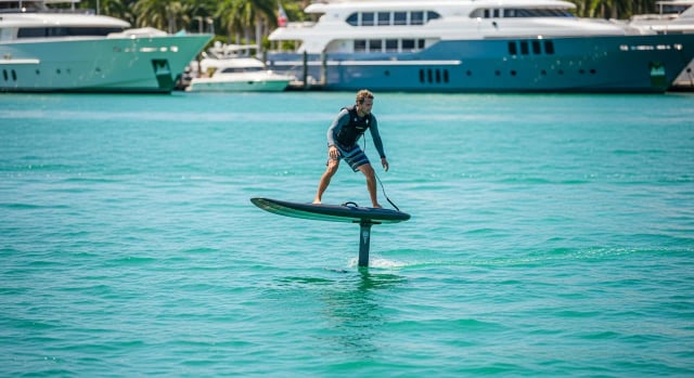 E-Foil — Miami yacht charter add-on