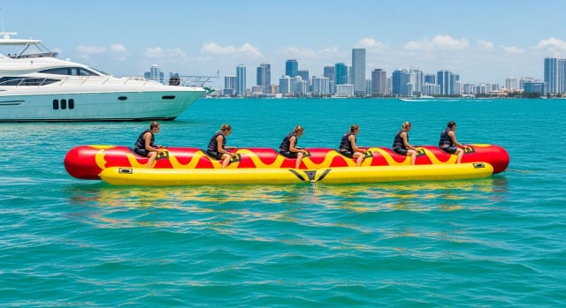Donut tipo hotdog — Miami yacht charter add-on