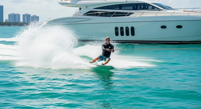 Kneeboard — Miami yacht charter add-on