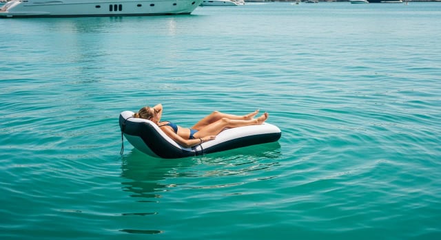 Sillón lounge multiuso — Miami yacht charter add-on