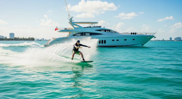 Wakeboard — Miami yacht charter add-on
