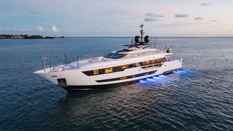 Never Blue 126' Custom Line — private yacht charter in Miami
