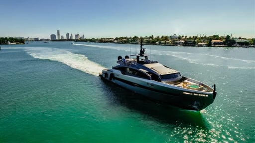 CIAO 5 — 116' yacht Pershing for charter in Miami