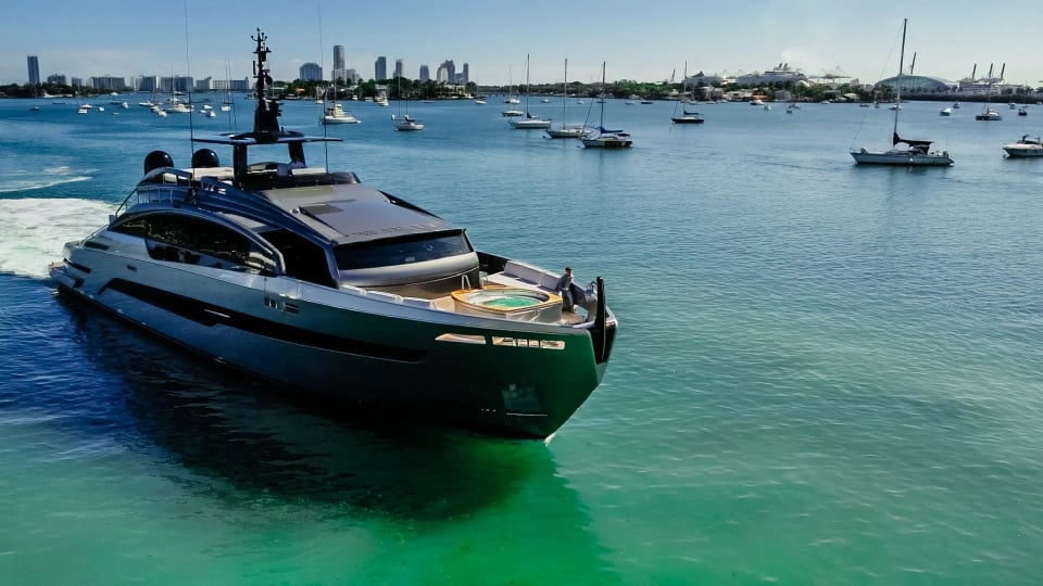 CIAO 5 — 116' yacht Pershing for charter in Miami