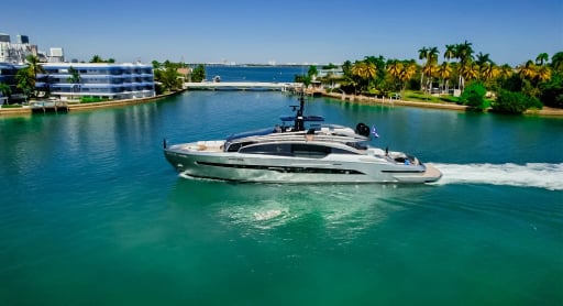 CIAO 5 — 116' yacht Pershing for charter in Miami