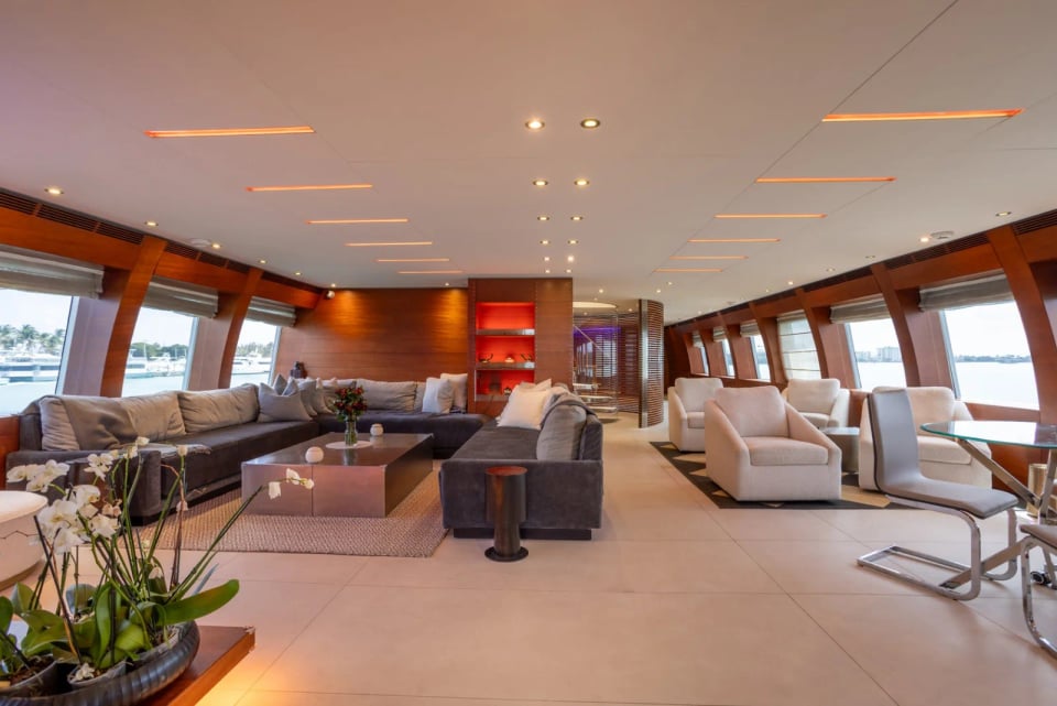 Matrix — 135' yacht Baglietto for charter in Miami