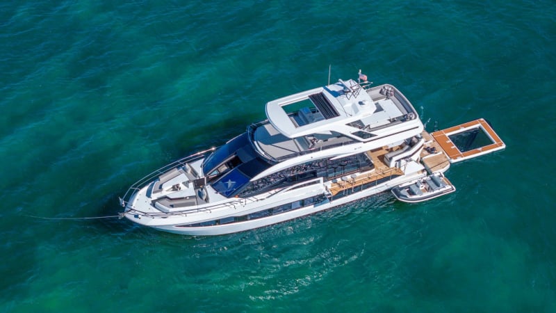 Don't Tell Mom 68' Galeon — private yacht charter in Miami
